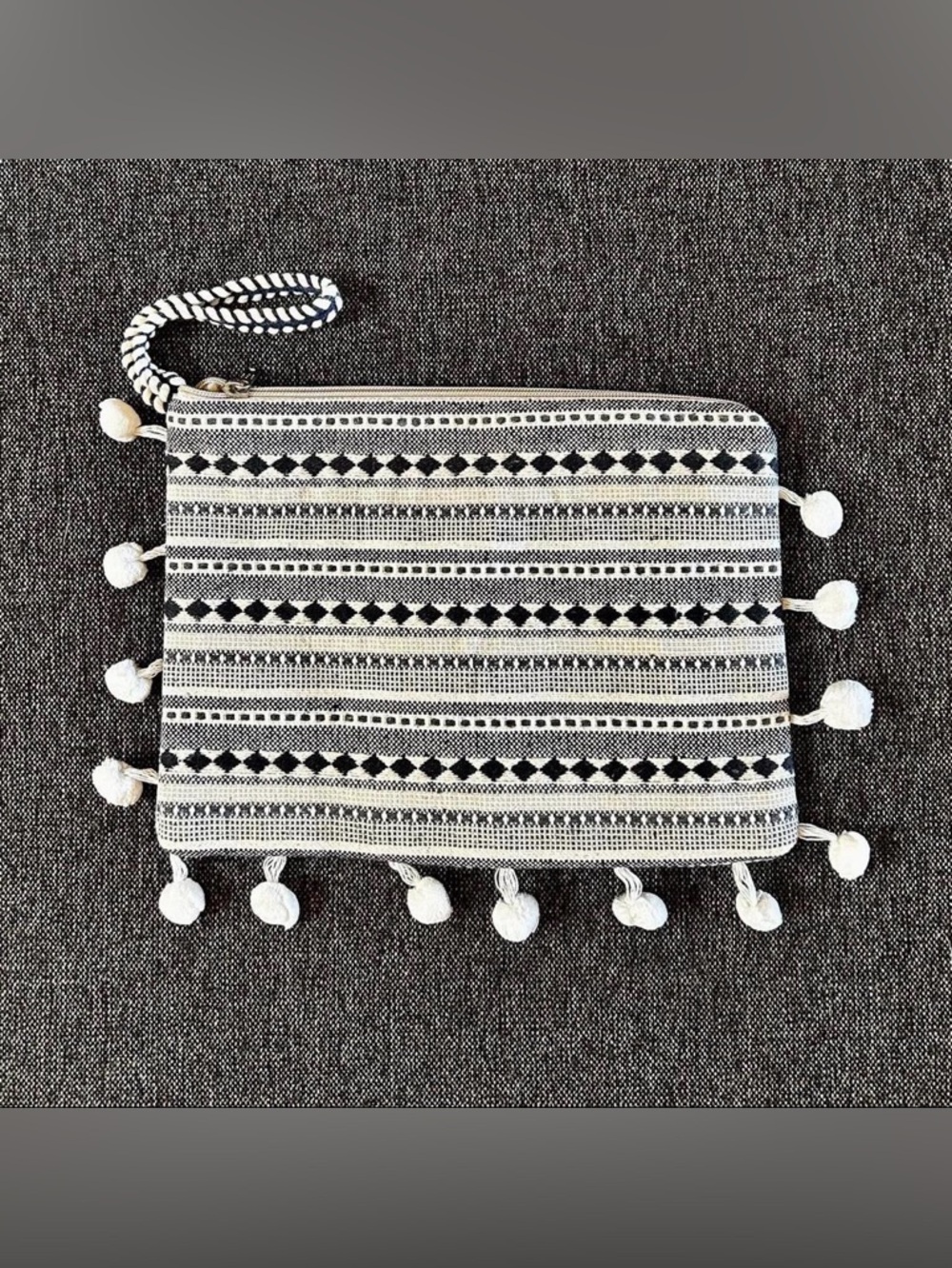Greek Woven Clutch/Wristlet